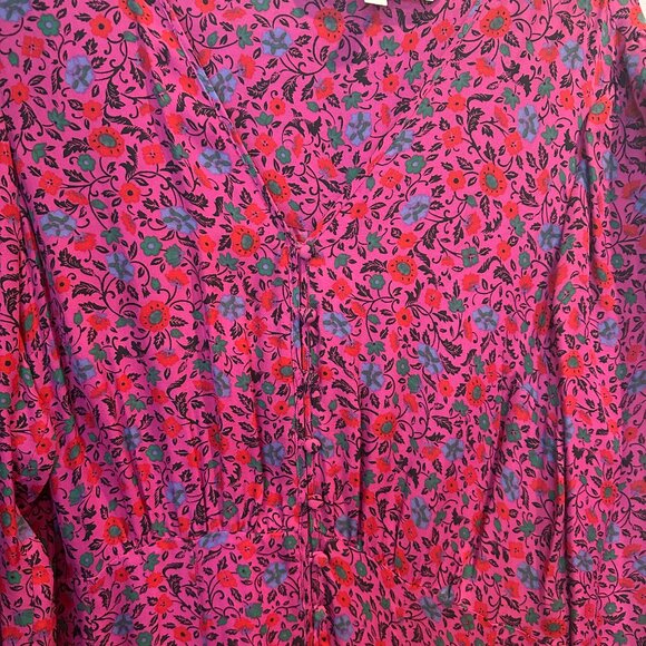 Veronica Beard Ditsy Dress Size 14 - Picture 3 of 3